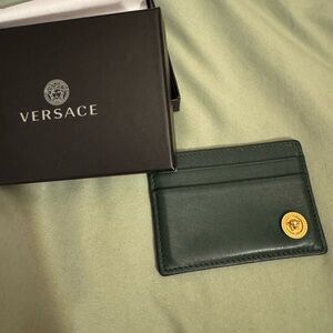 Versace Green Card Holder